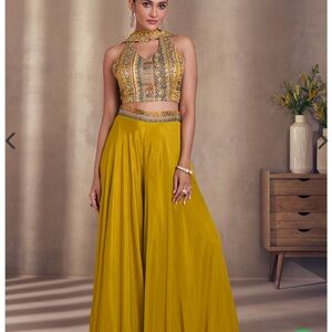 Elegant Mustard Yellow Women's Skirt
